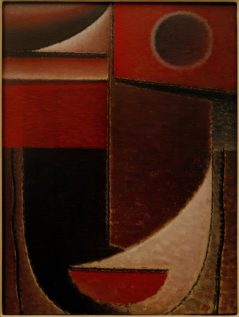 Testa astratta: Luce rossa, 1930 da Alexej von Jawlensky