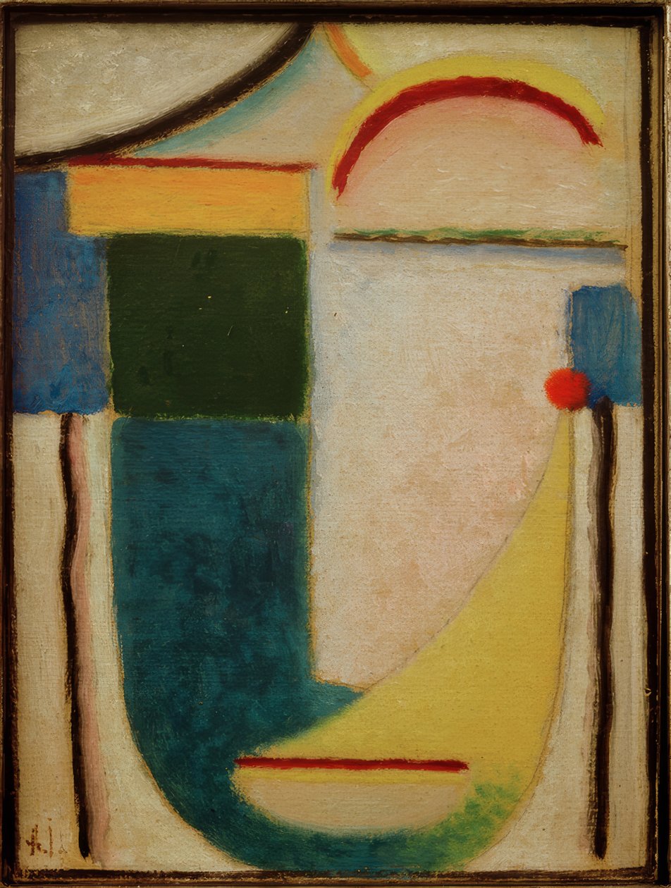 Testa astratta: schizzo per "Gelo" da Alexej von Jawlensky