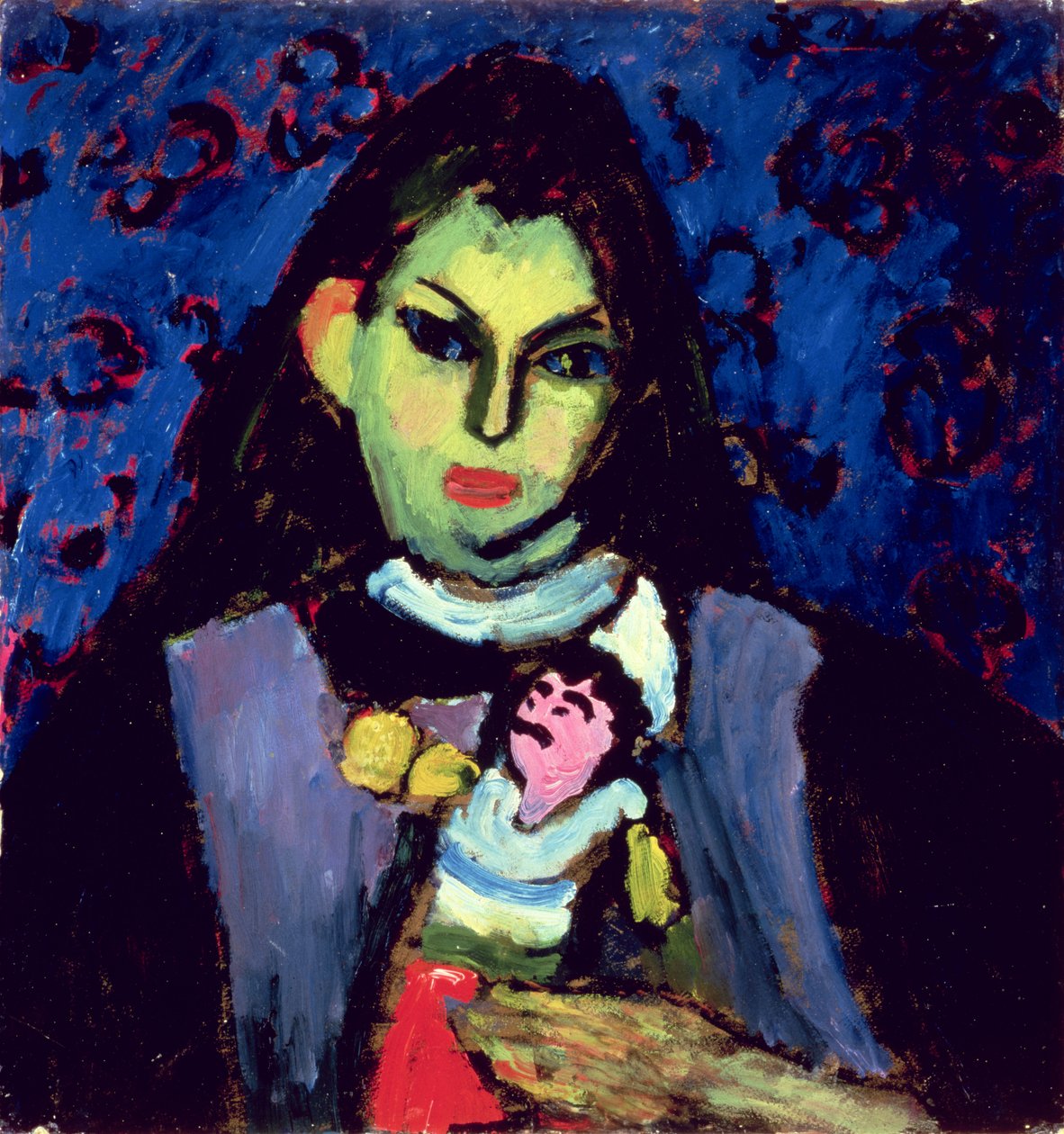 Ragazza con Bambola, 1910 da Alexej von Jawlensky