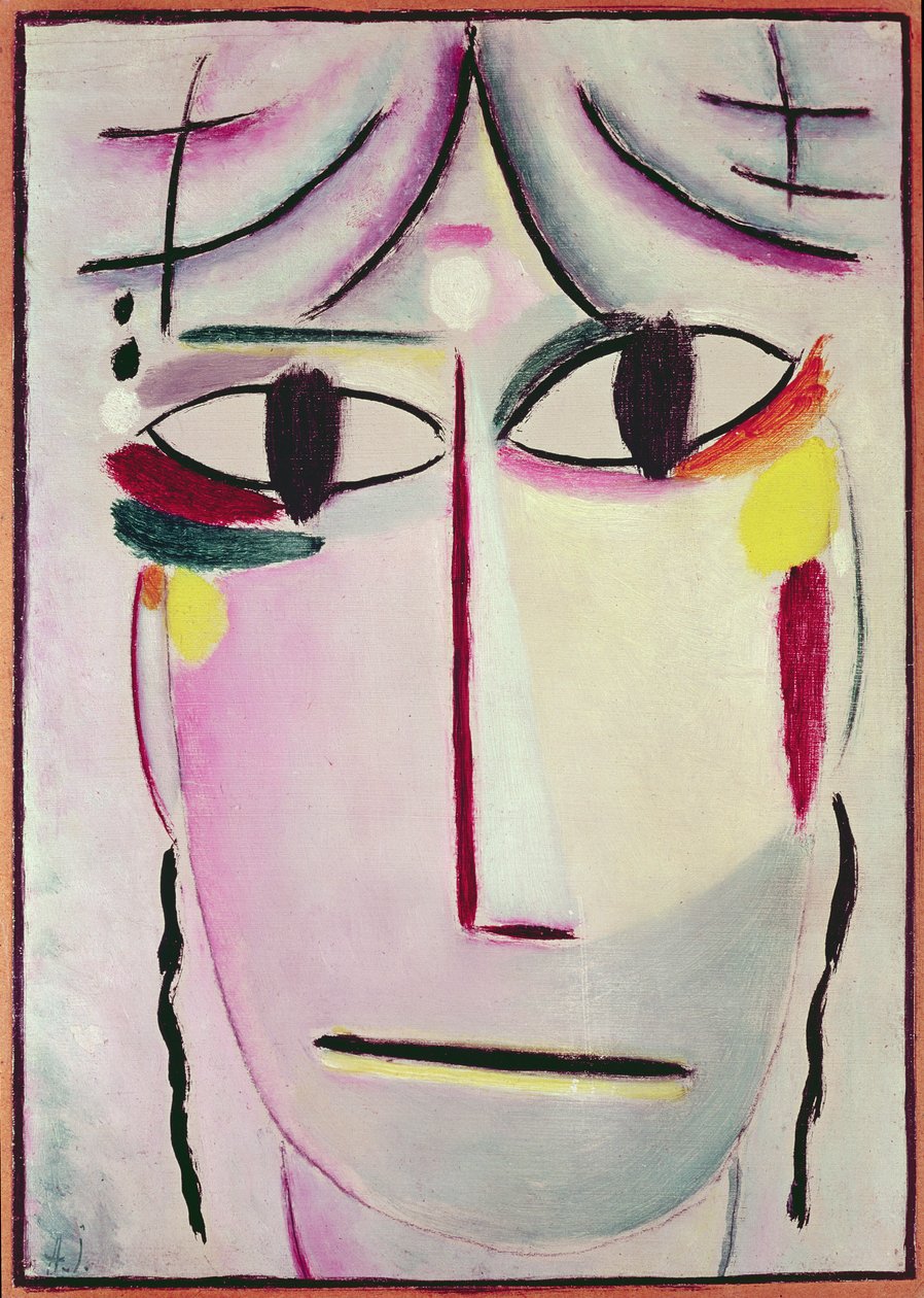 Il volto del Redentore, 1920 da Alexej von Jawlensky