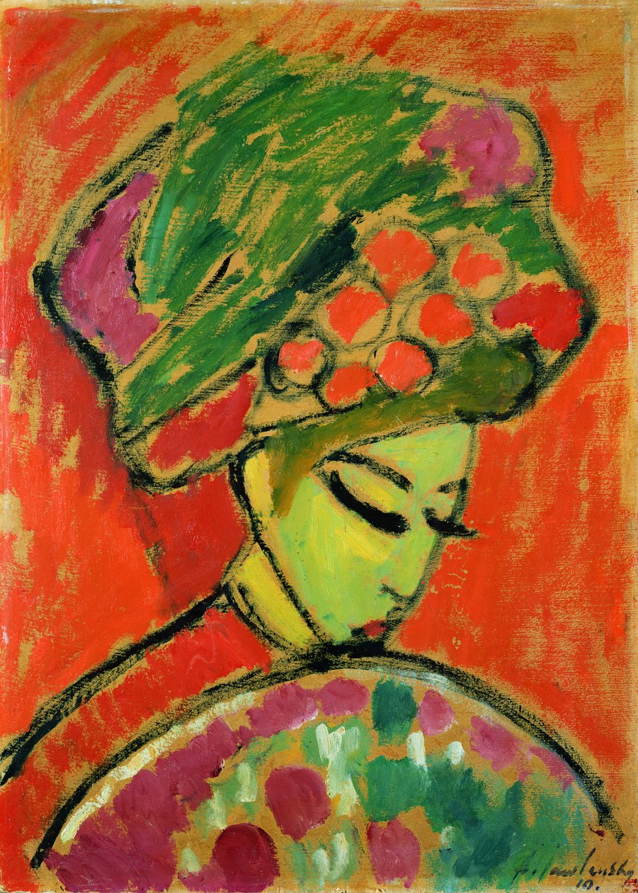 Il turbante, 1910 da Alexej von Jawlensky