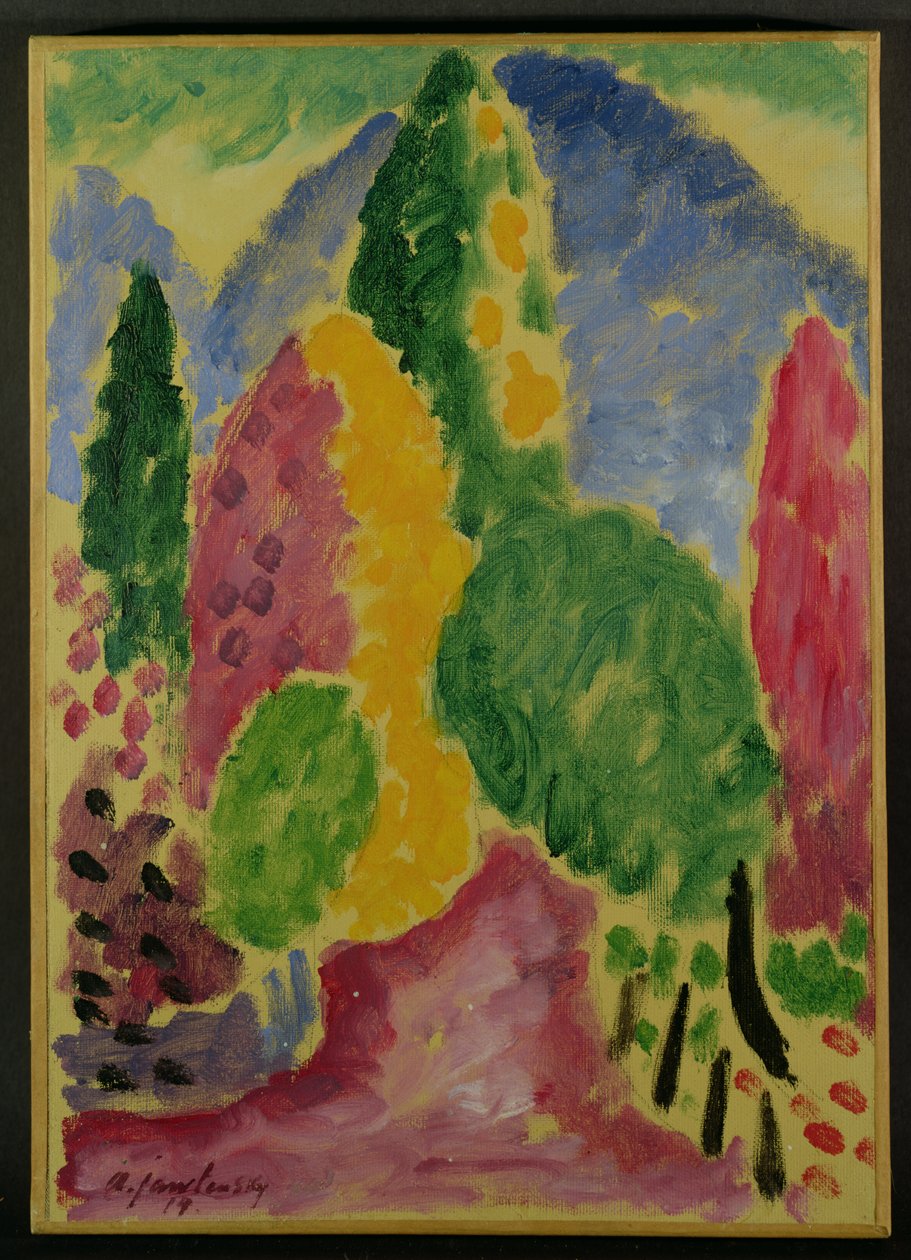 Variazione, 1914 da Alexej von Jawlensky