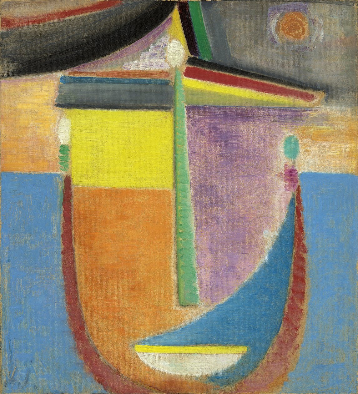 Testa astratta: composizione, 1924 da Alexej von Jawlensky