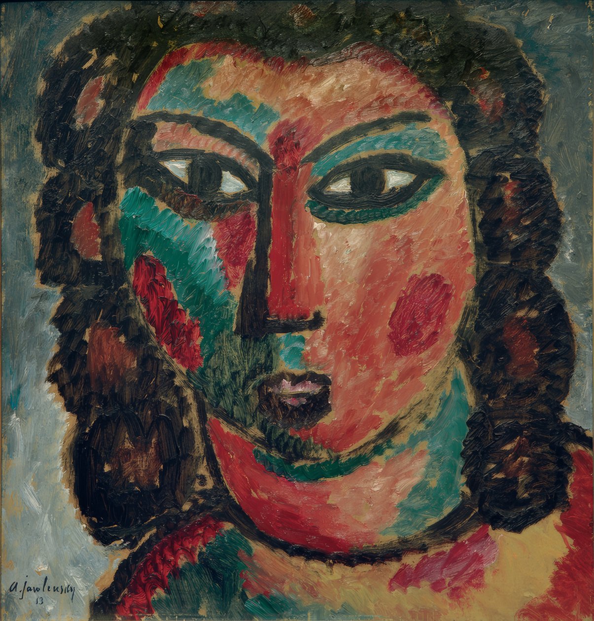 Riccioli castani da Alexej von Jawlensky