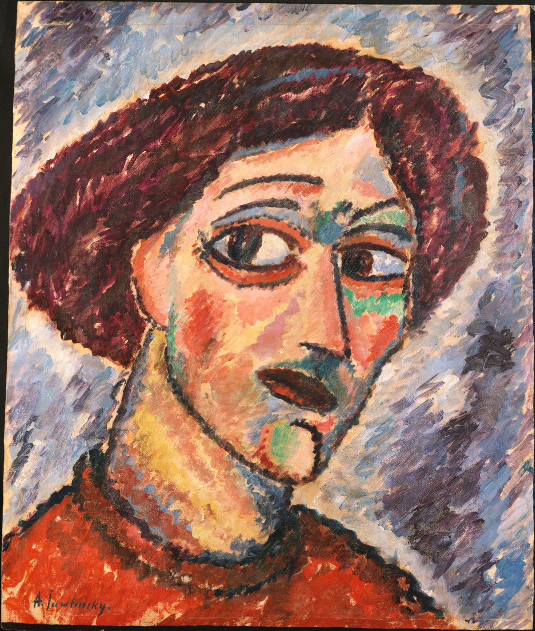 Testa inclinata, c.1913 da Alexej von Jawlensky