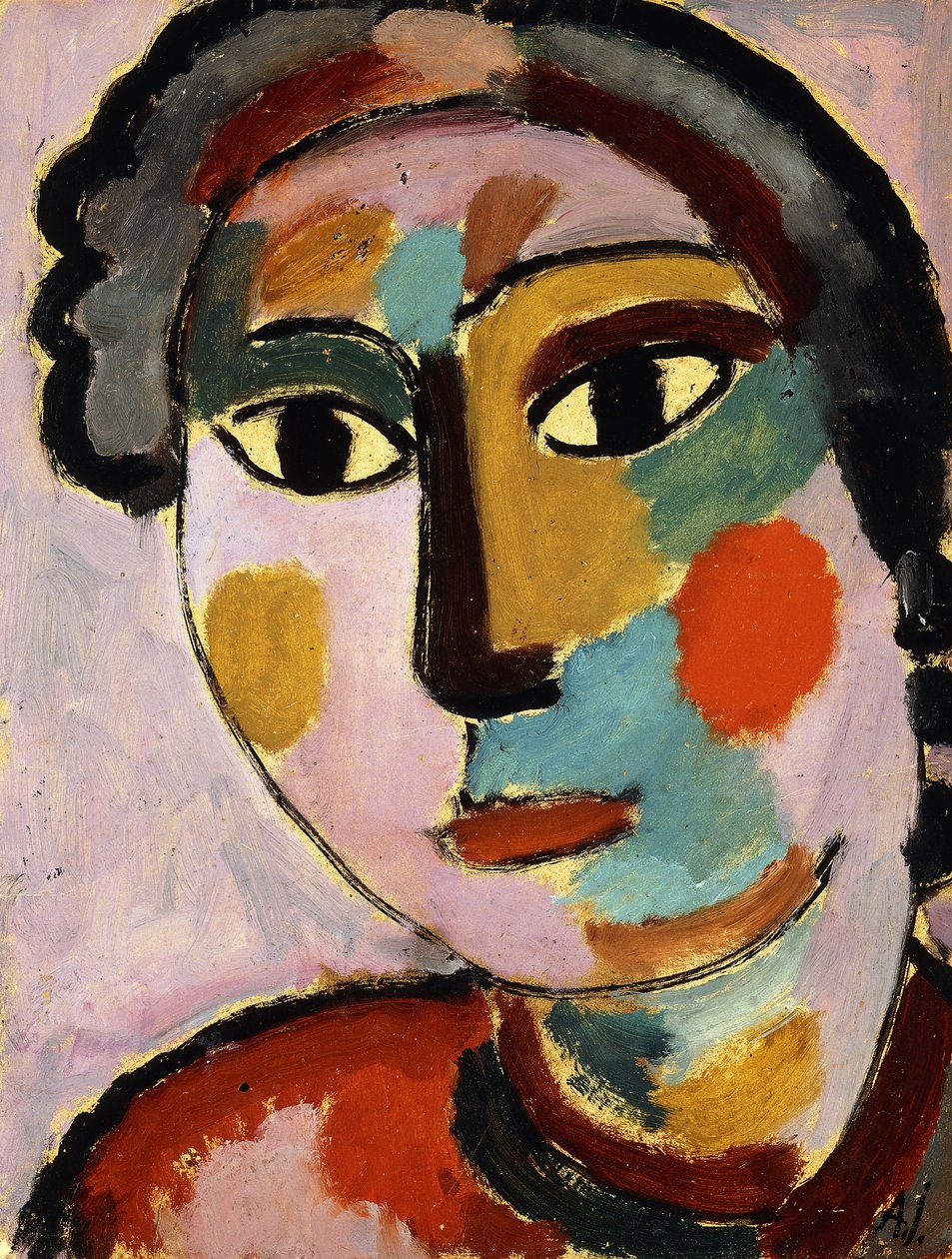 Testa, c.1916 da Alexej von Jawlensky