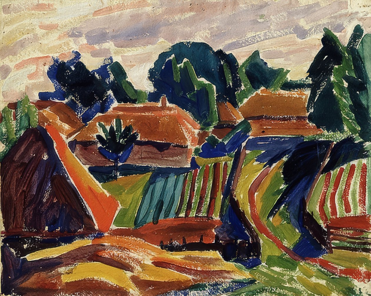 Paesaggio. 1908-12 da Alexej von Jawlensky