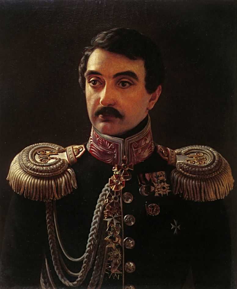 Ritratto del compositore Alexis Lvov 1798-1870 da Alexei Vasilievich Tyranov