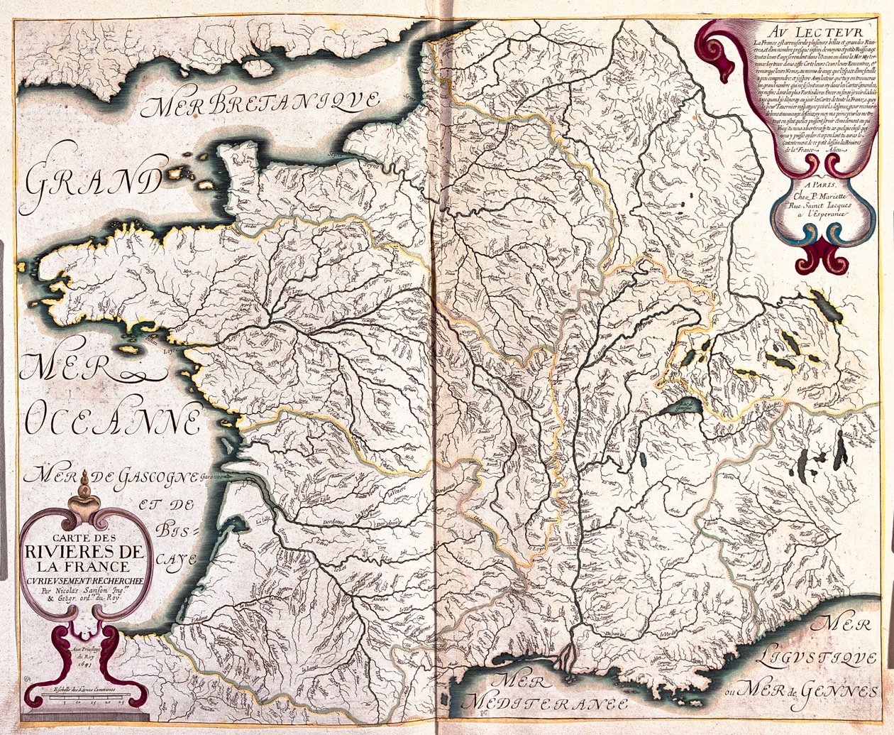 Le coste della Francia - di A da Alexis Hubert Jaillot