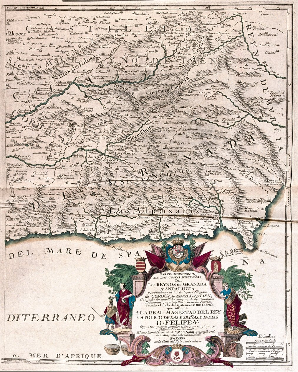Granada e Andalusia, Spagna - di A da Alexis Hubert Jaillot