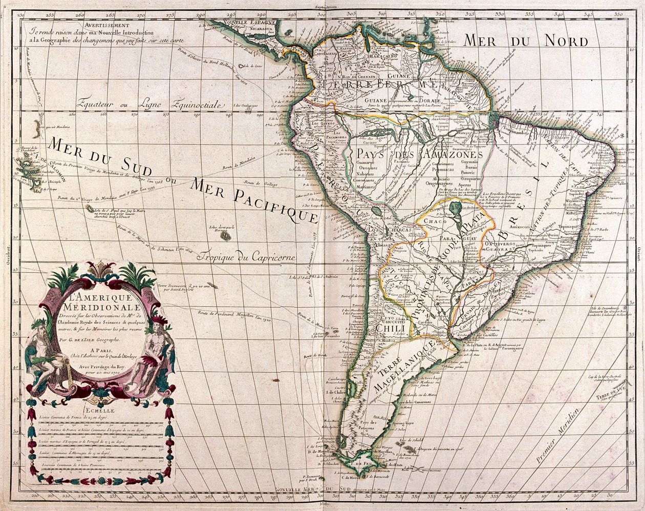 Sud America - da A da Alexis Hubert Jaillot