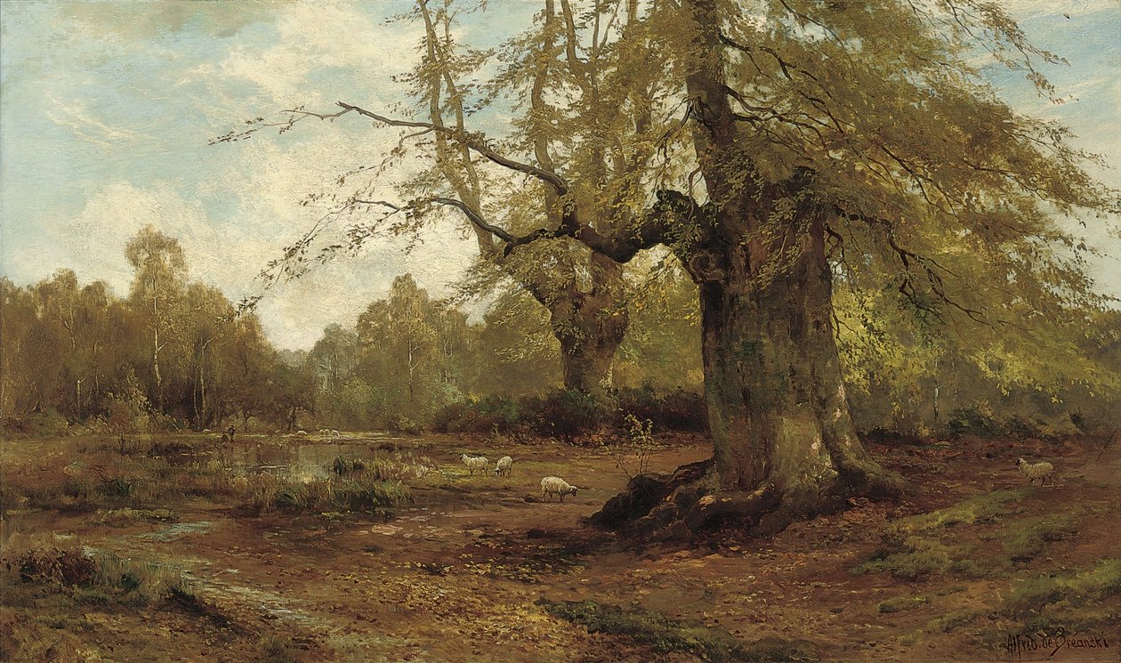 Burnham Beeches, autunno da Alfred de Breanski