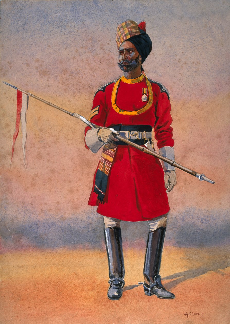 Guardia del governatore, Madras, Musulmano di Madras, illustrazione per 