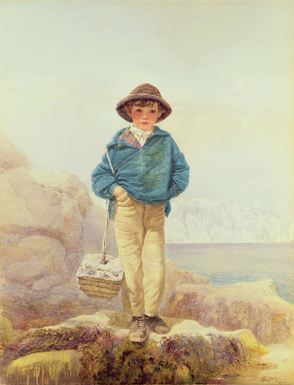 Giovane Inghilterra - Un ragazzo pescatore da Alfred Downing Fripp