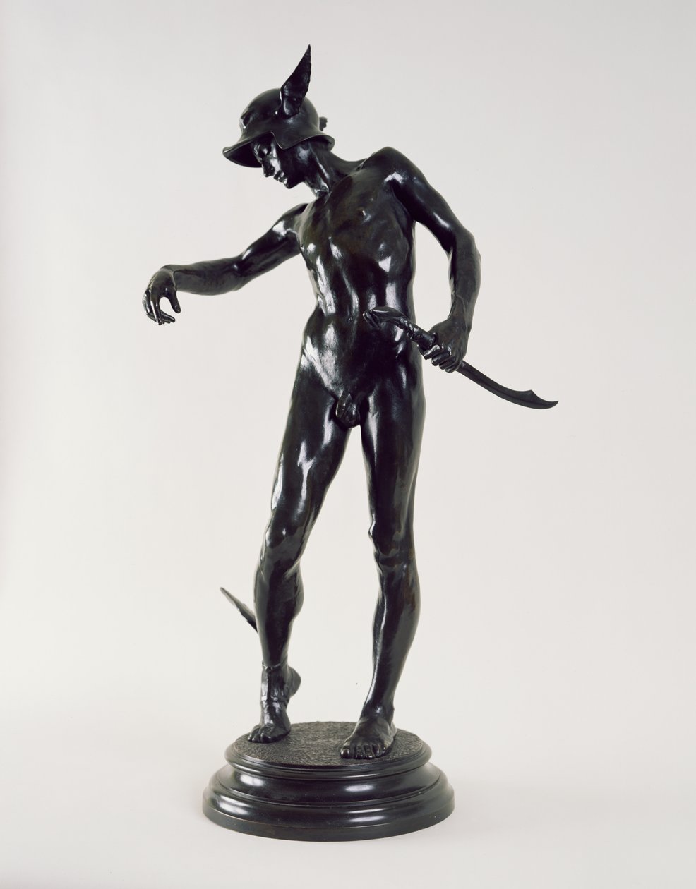 Perseo che si arma, 1882 (bronzo) da Alfred Gilbert