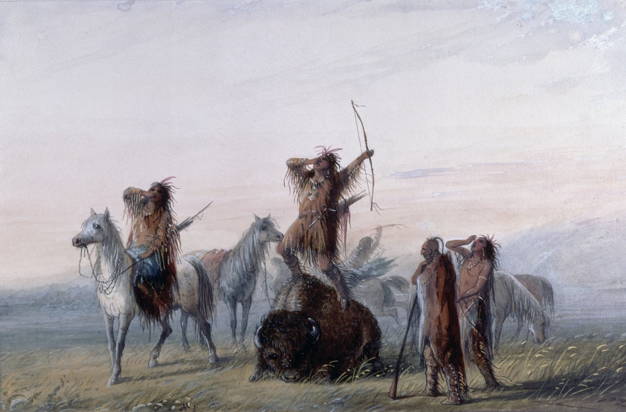 Grido di trionfo, 1837 da Alfred Jacob Miller