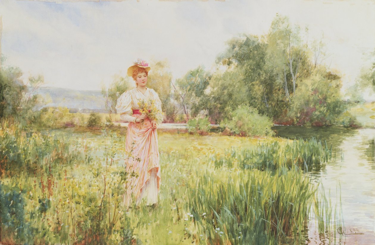 Lungo il fiume, 1896 da Alfred, Jr. Glendening