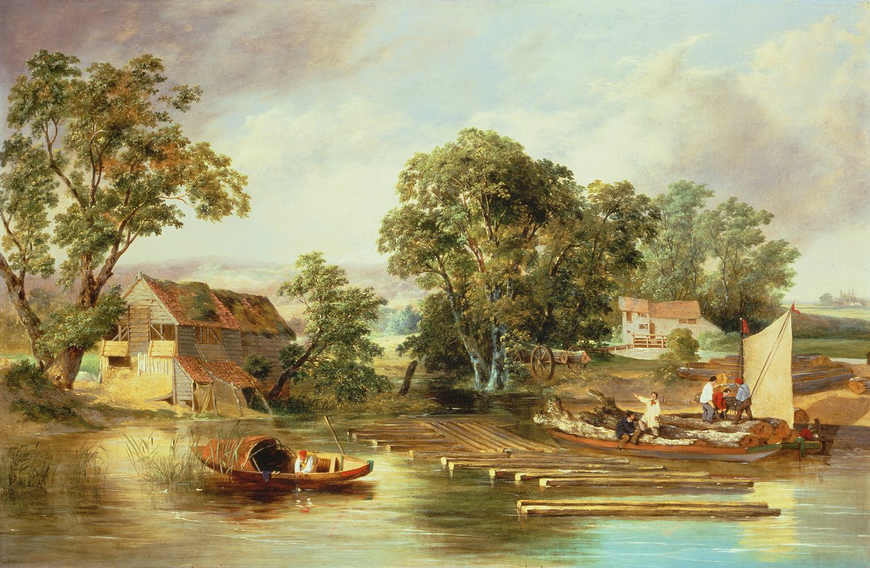 Cartiera di Taverham, Norfolk, 1839 da Alfred Priest