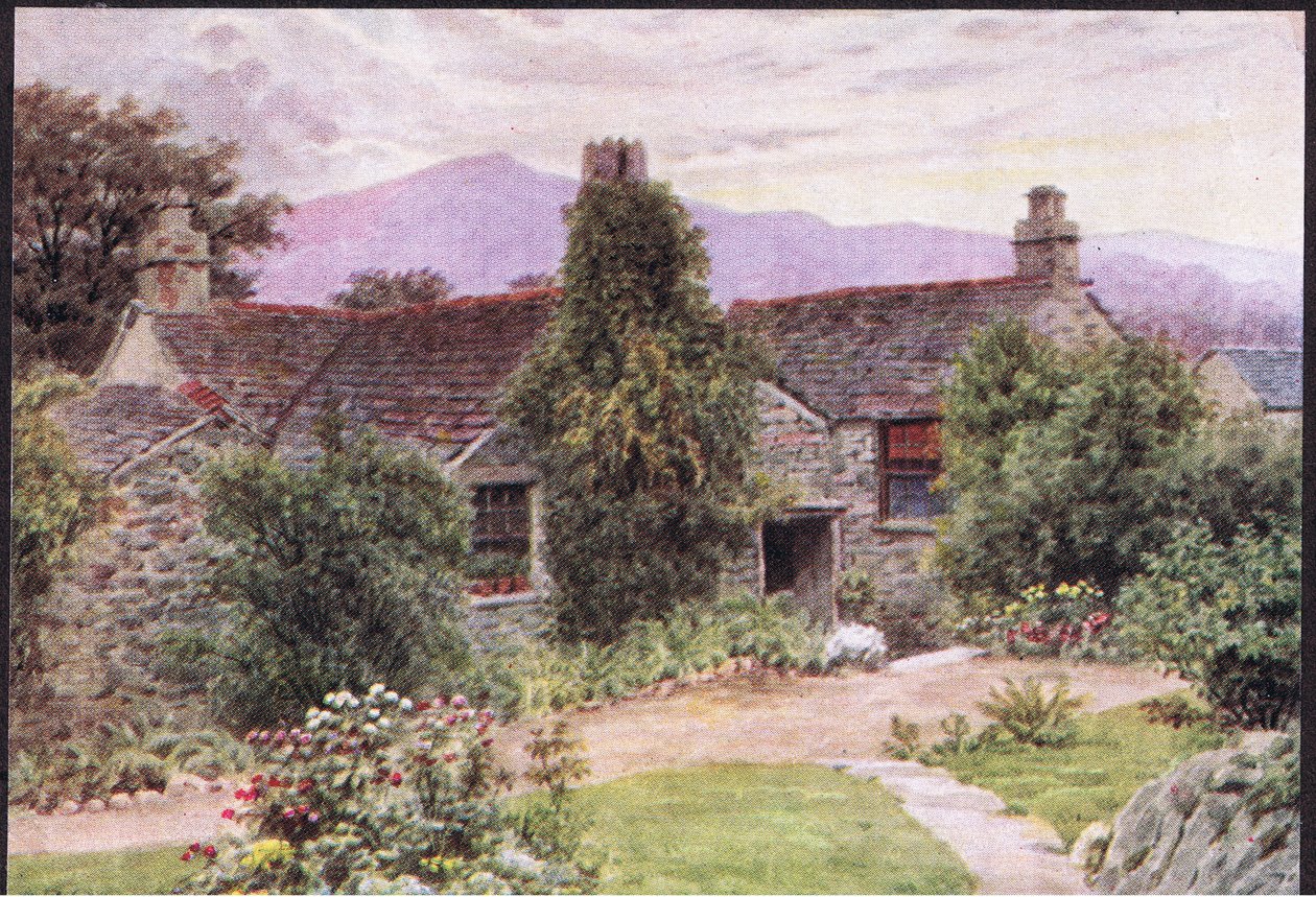 Dove Cottage, Grasmere, da The Cottages and the Village Life of Rural England pubblicato da Dent & Sons Limited, 1912 da Alfred Robert Quinton