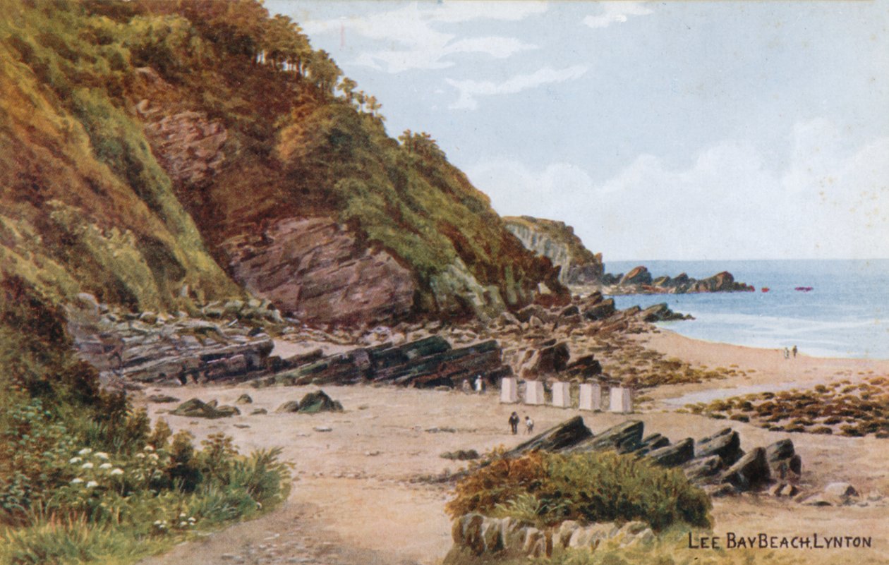 Spiaggia di Lee Bay, Lynton da Alfred Robert Quinton