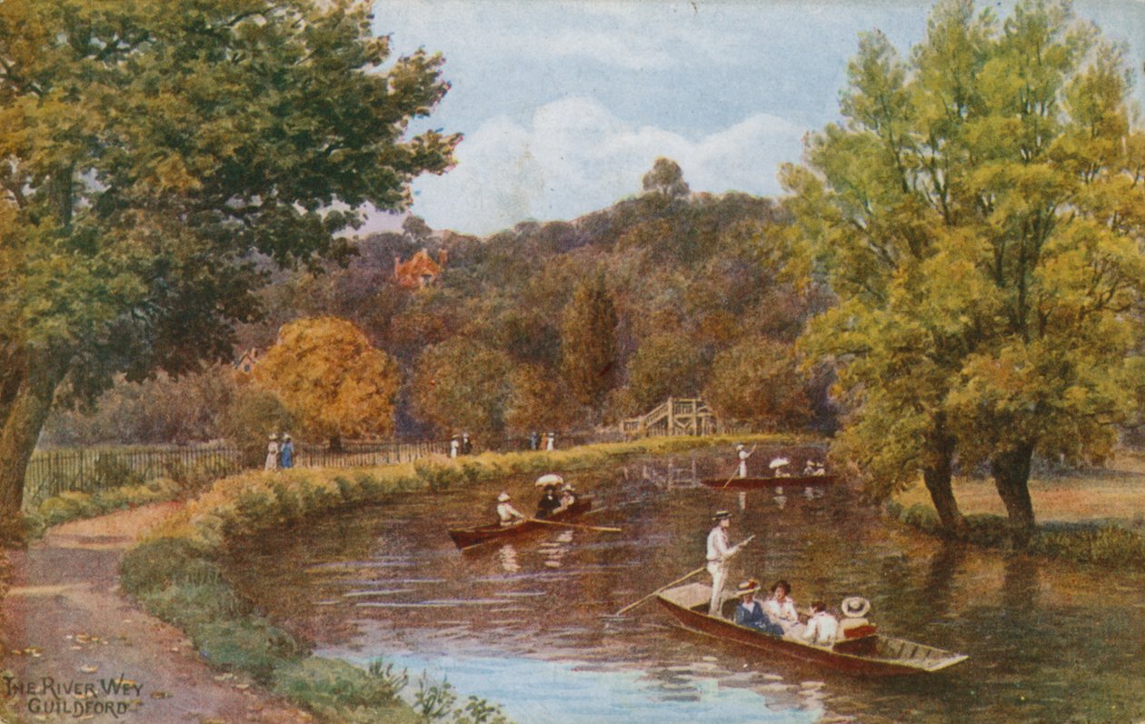 Il fiume Wey, Guildford da Alfred Robert Quinton