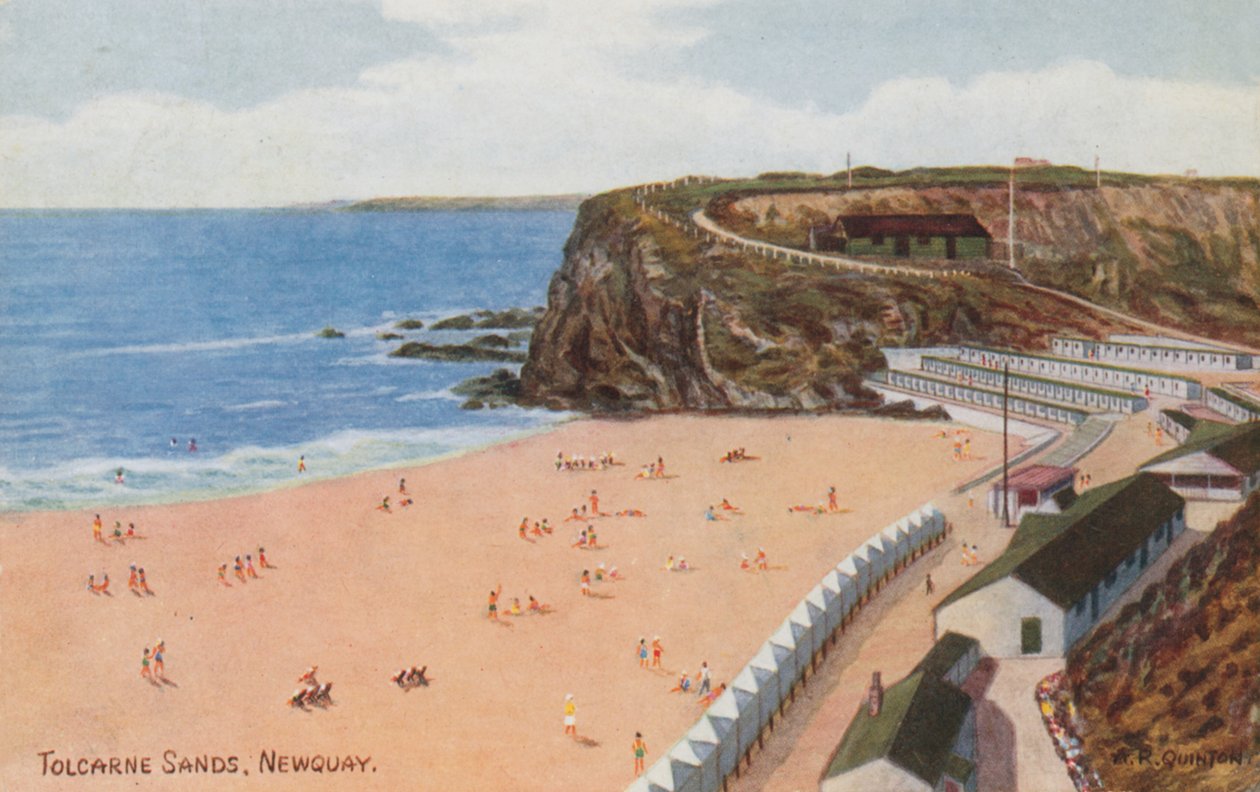 Spiaggia di Tolcarne, Newquay da Alfred Robert Quinton