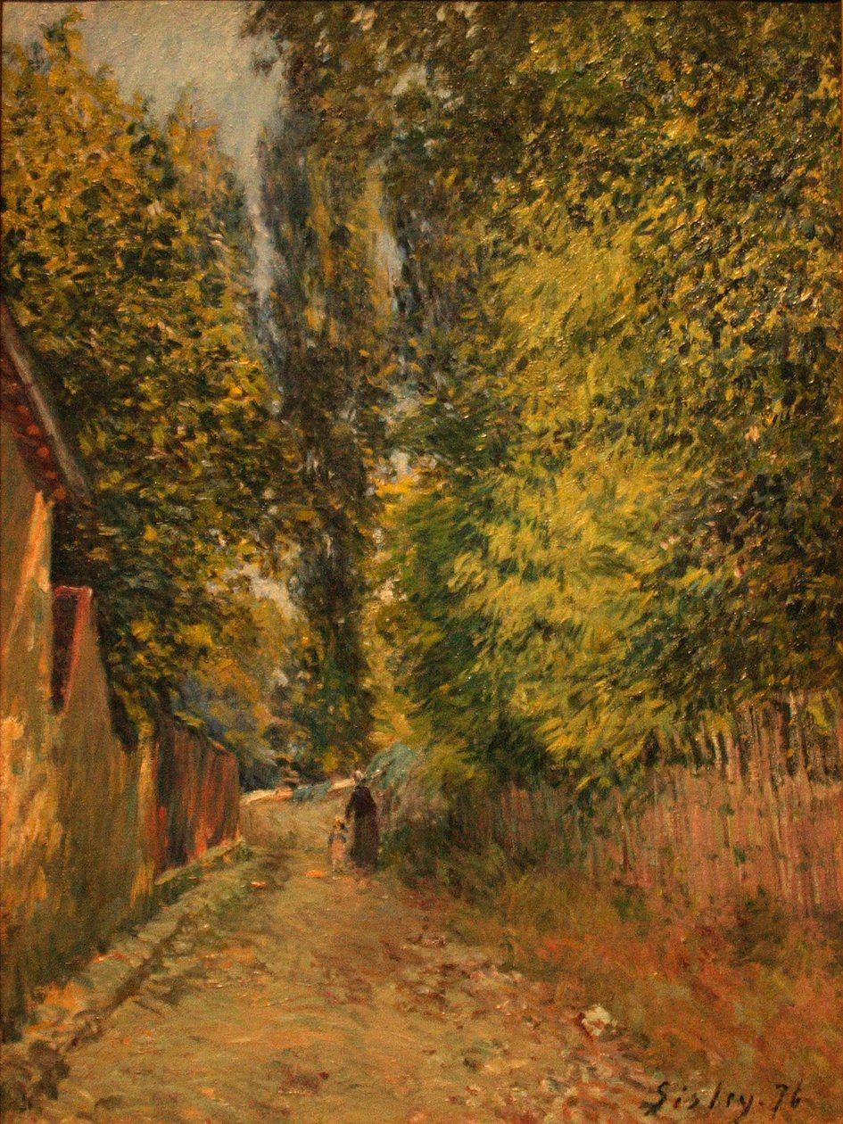 Dintorni di Louveciennes da Alfred Sisley