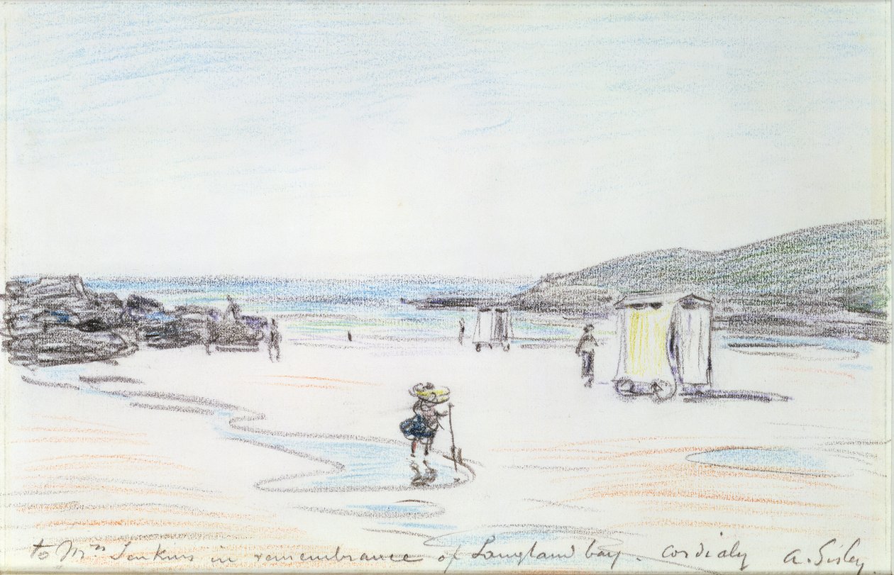 Baia di Langland, 1897 da Alfred Sisley