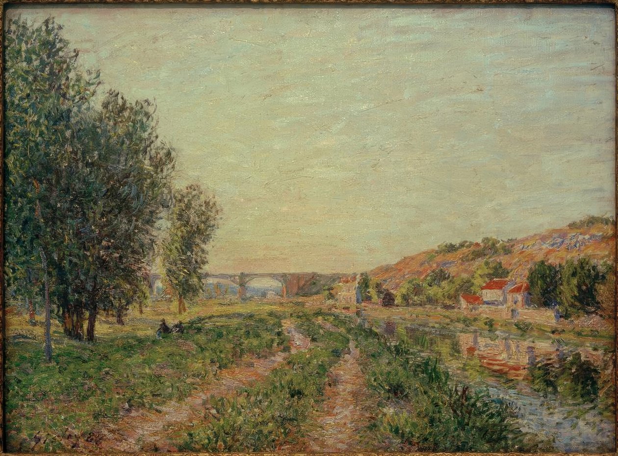 Paesaggio vicino a Moret da Alfred Sisley