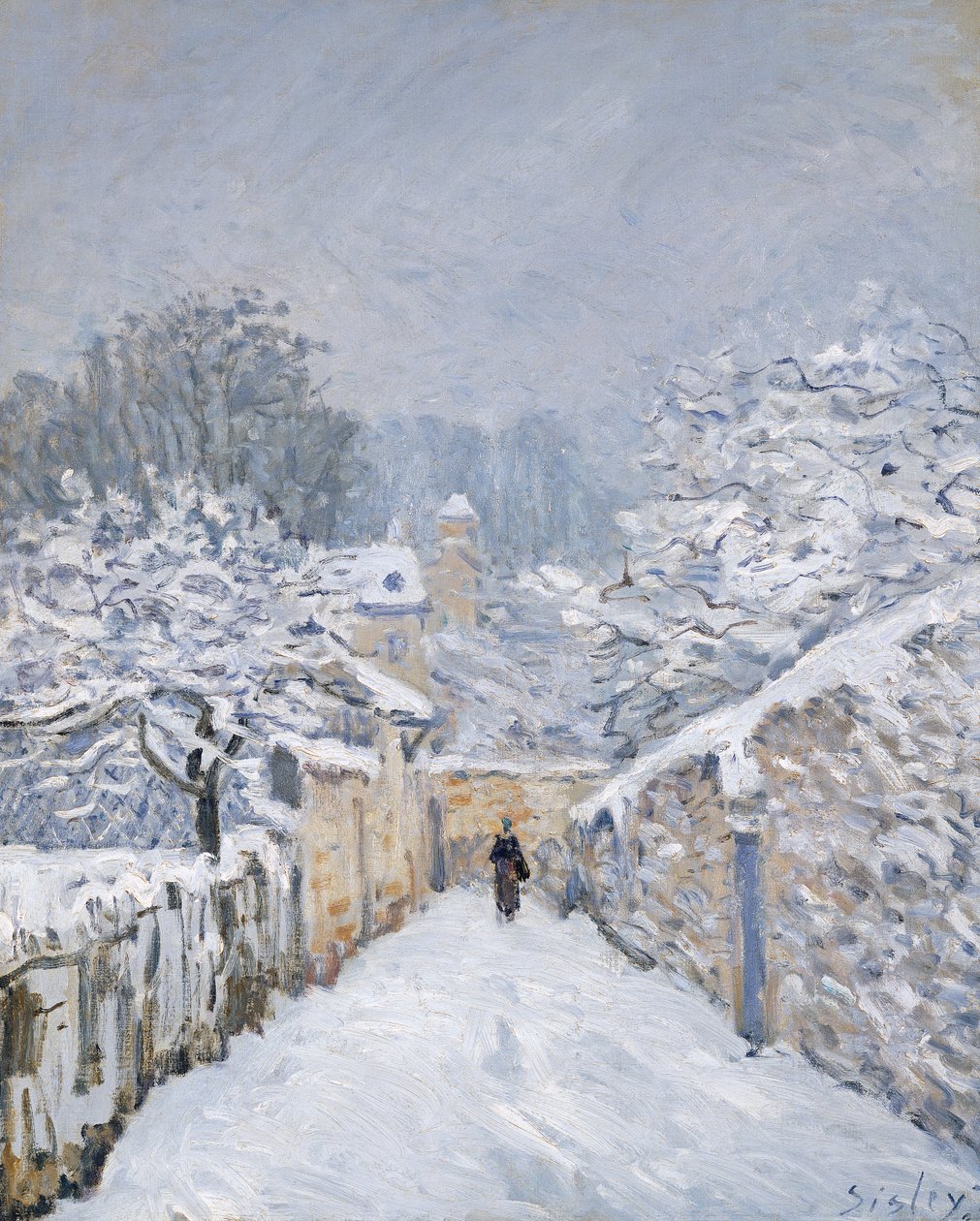 Neve a Louveciennes, 1878 da Alfred Sisley
