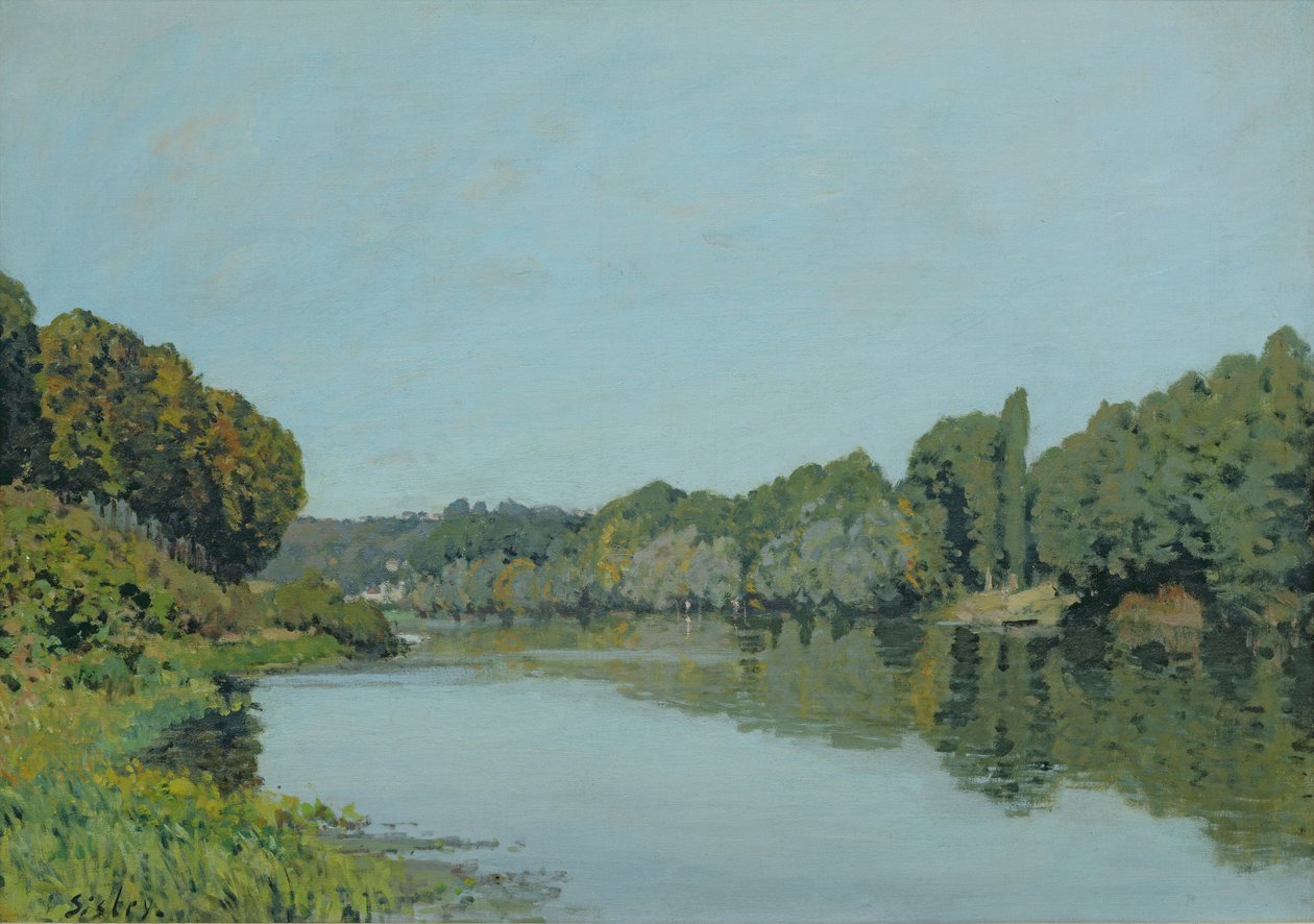 La Senna a Bougival, 1873 da Alfred Sisley