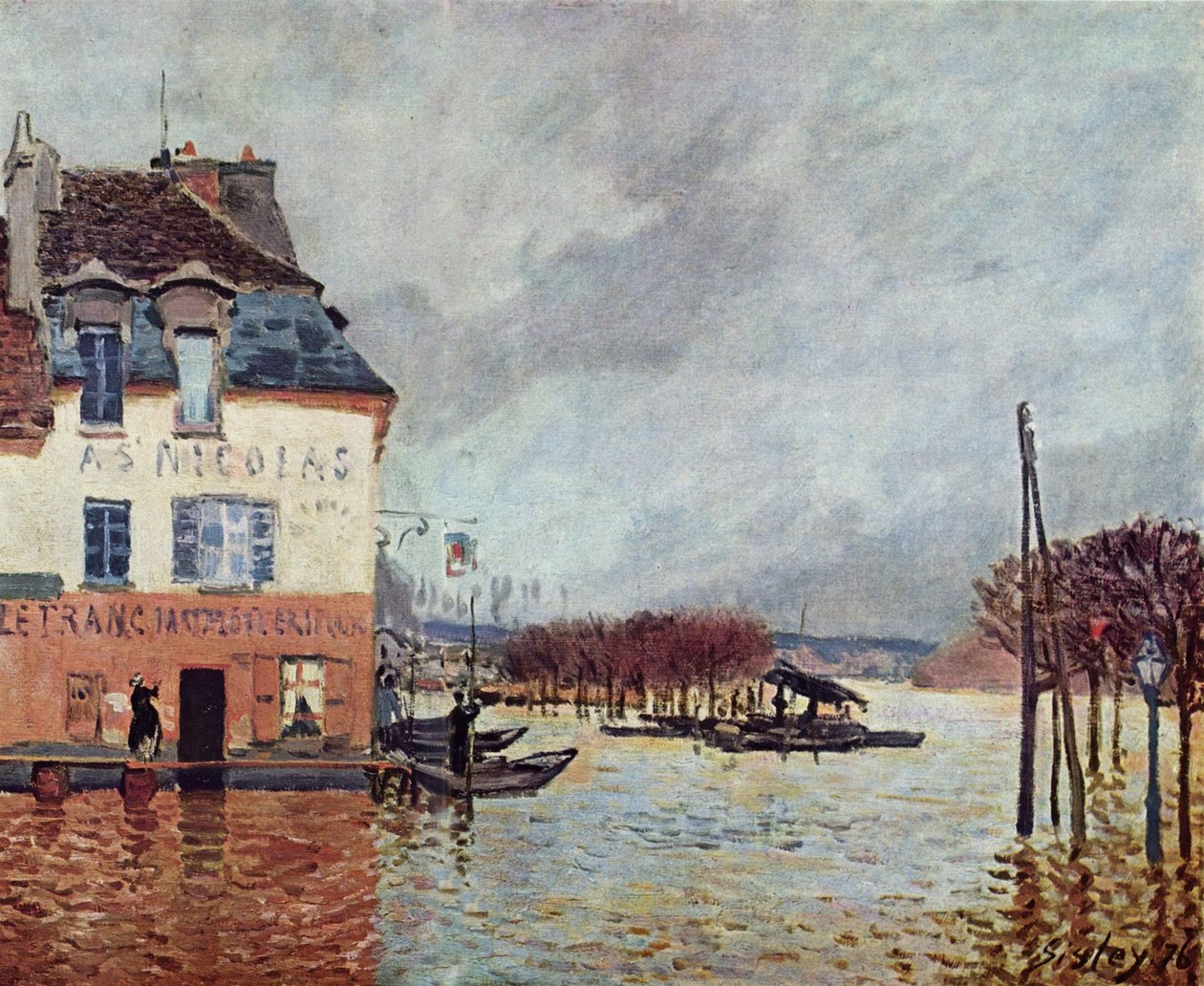 Inondazione a Port Marly da Alfred Sisley