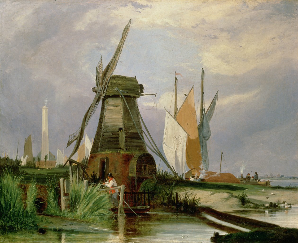 Sul Fiume Yare, 1846 da Alfred Stannard