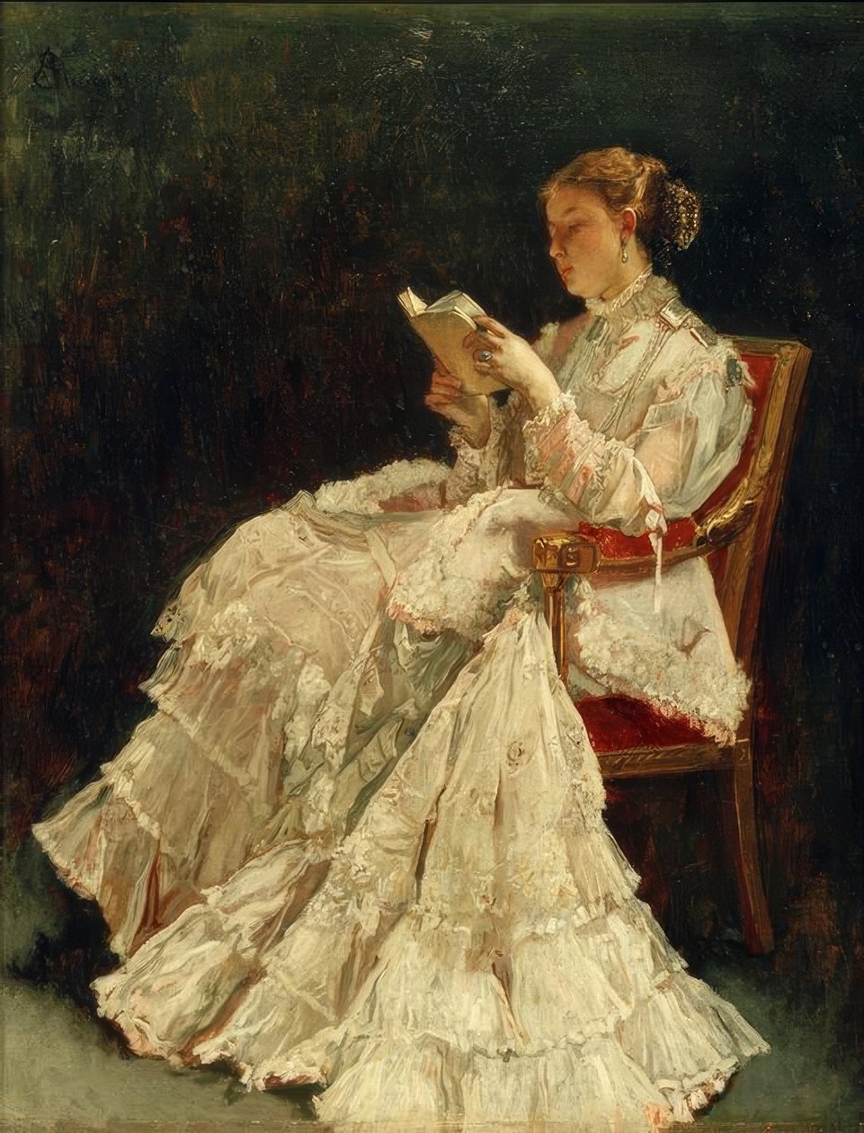 La lettrice da Alfred Emile Stevens