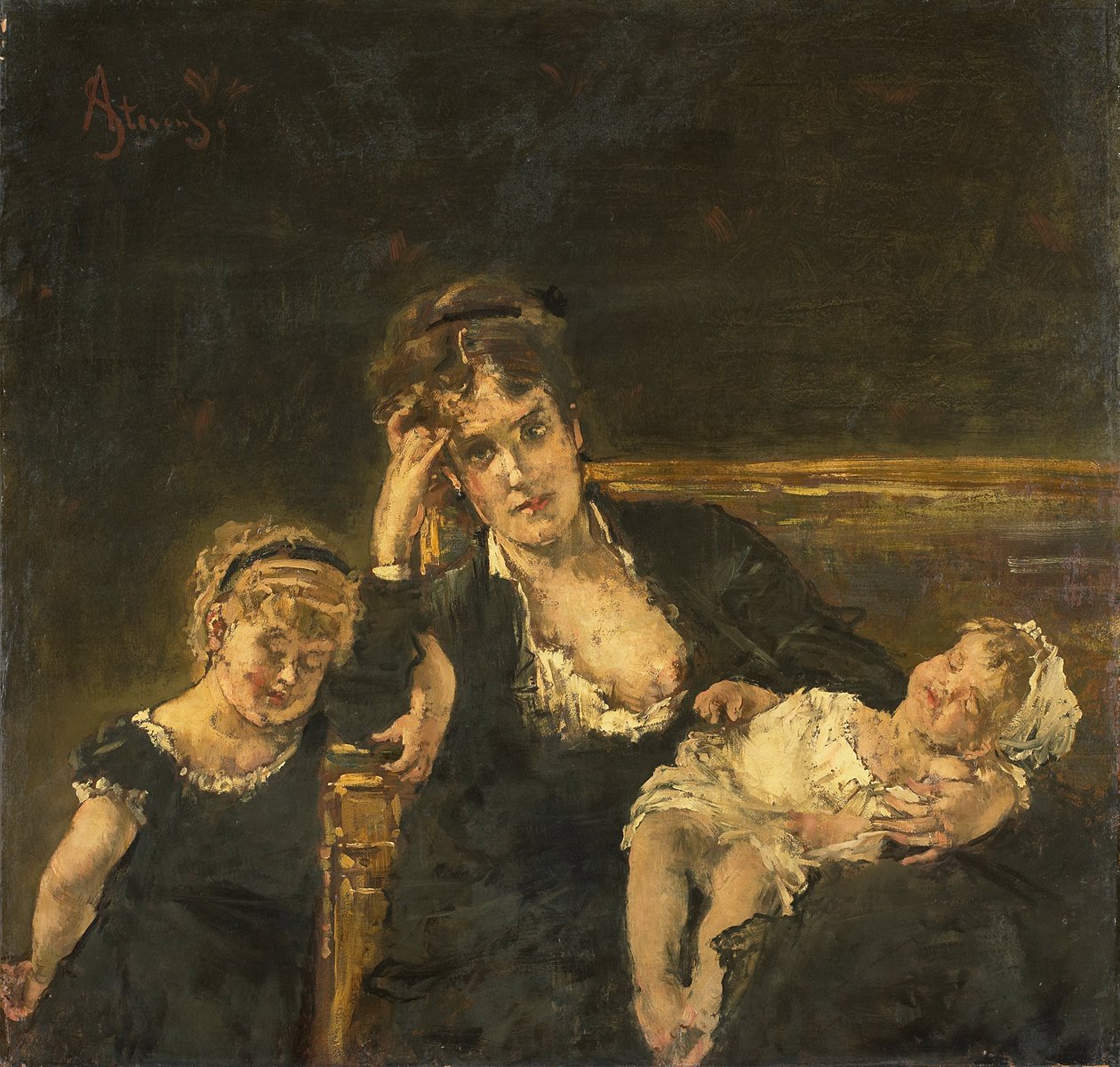 La vedova da Alfred Emile Stevens