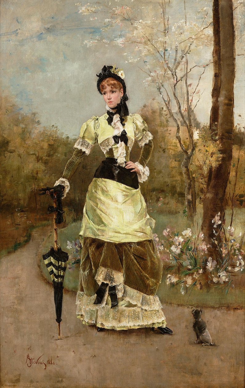 La parigina da Alfred Emile Stevens