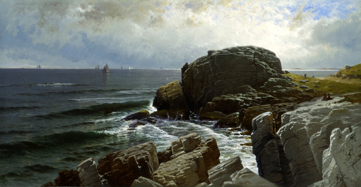 Castle Rock, Marblehead da Alfred Thompson Bricher