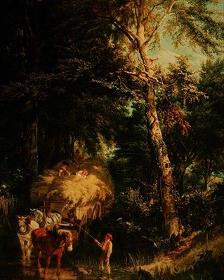 Attraversando il ruscello da Alfred Edward Chalon