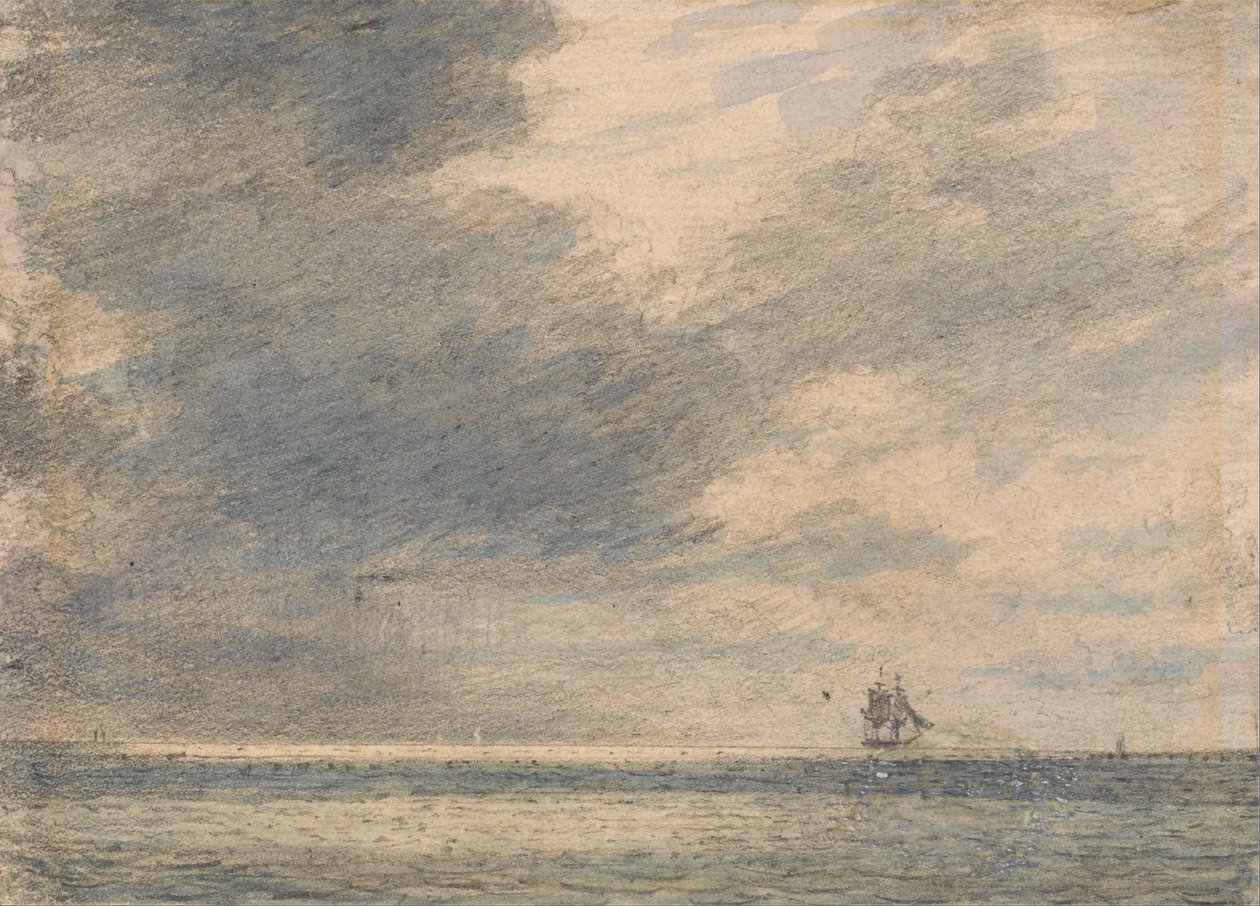 Sera al Mare da Alfred Abram Constable