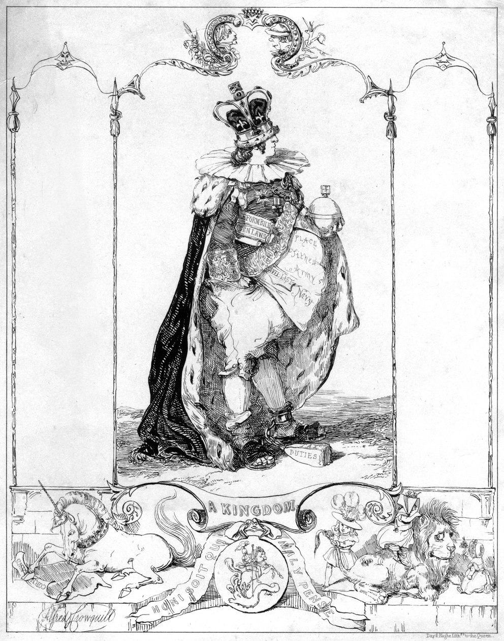 Un regno, XIX secolo da Alfred Crowquill