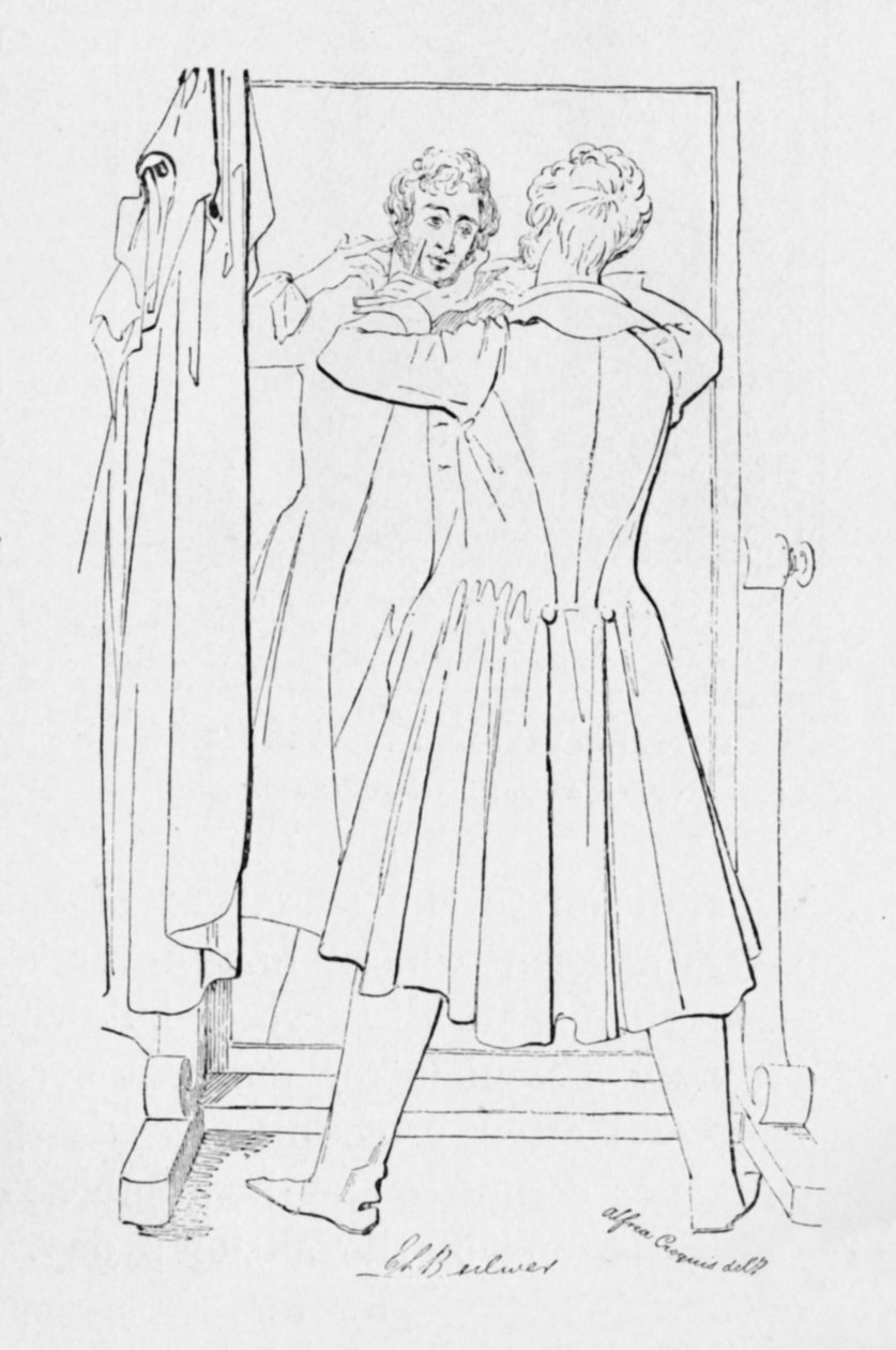 Edward Bulwer, Lord Lytton, c1835, 1904 da Alfred Crowquill