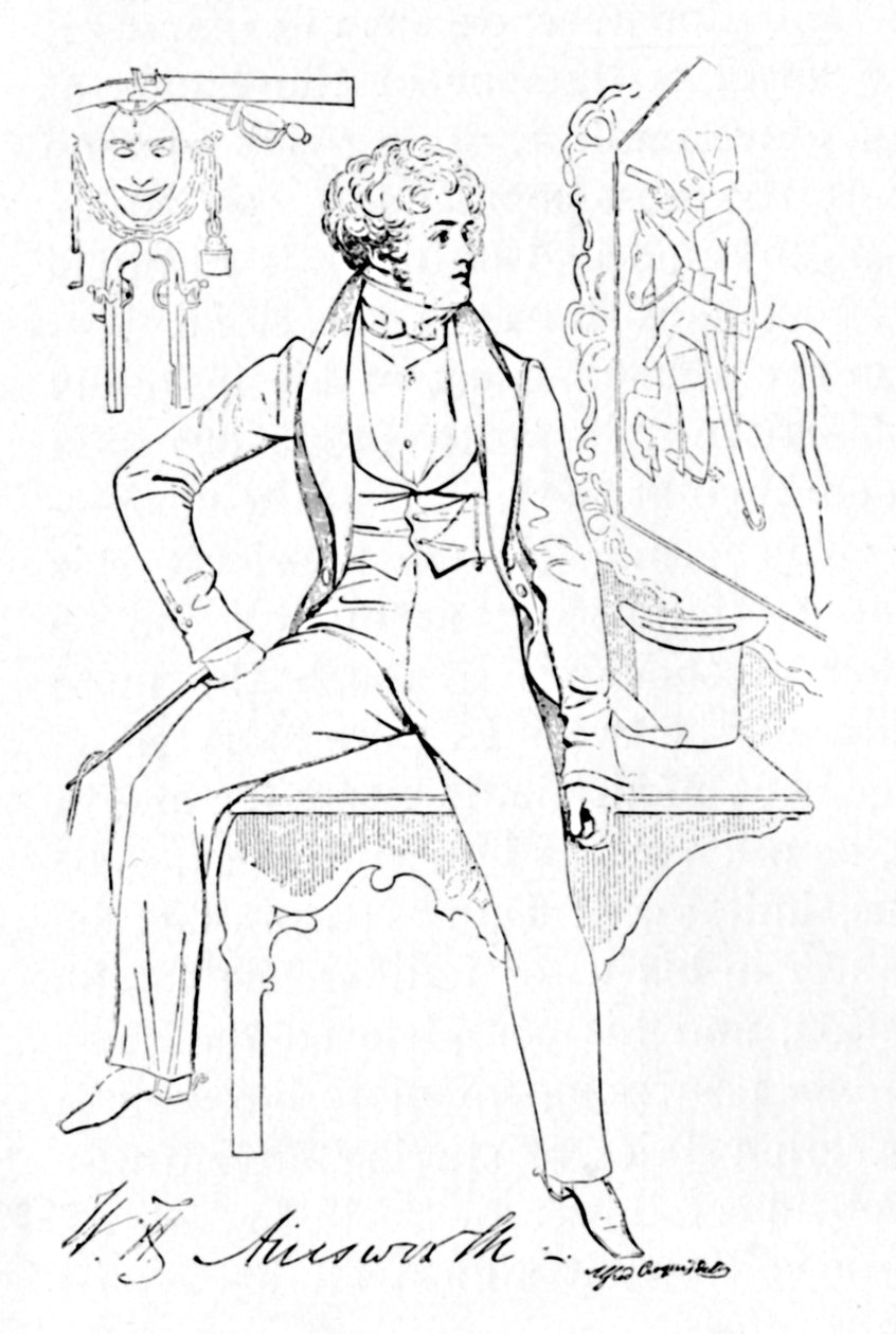 William Harrison Ainsworth, c1835, 1904 da Alfred Crowquill