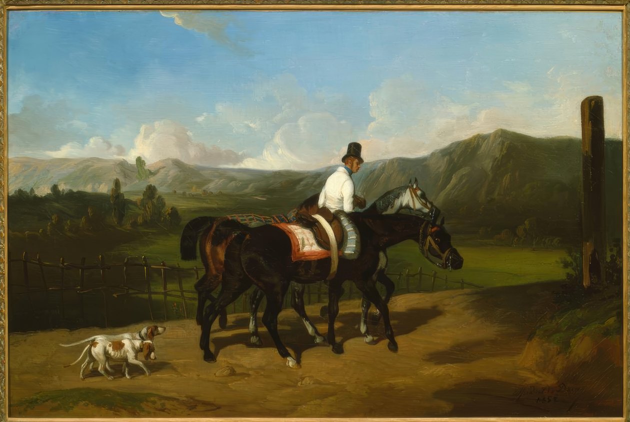 Passeggiata dei cavalli da Alfred Dedreux