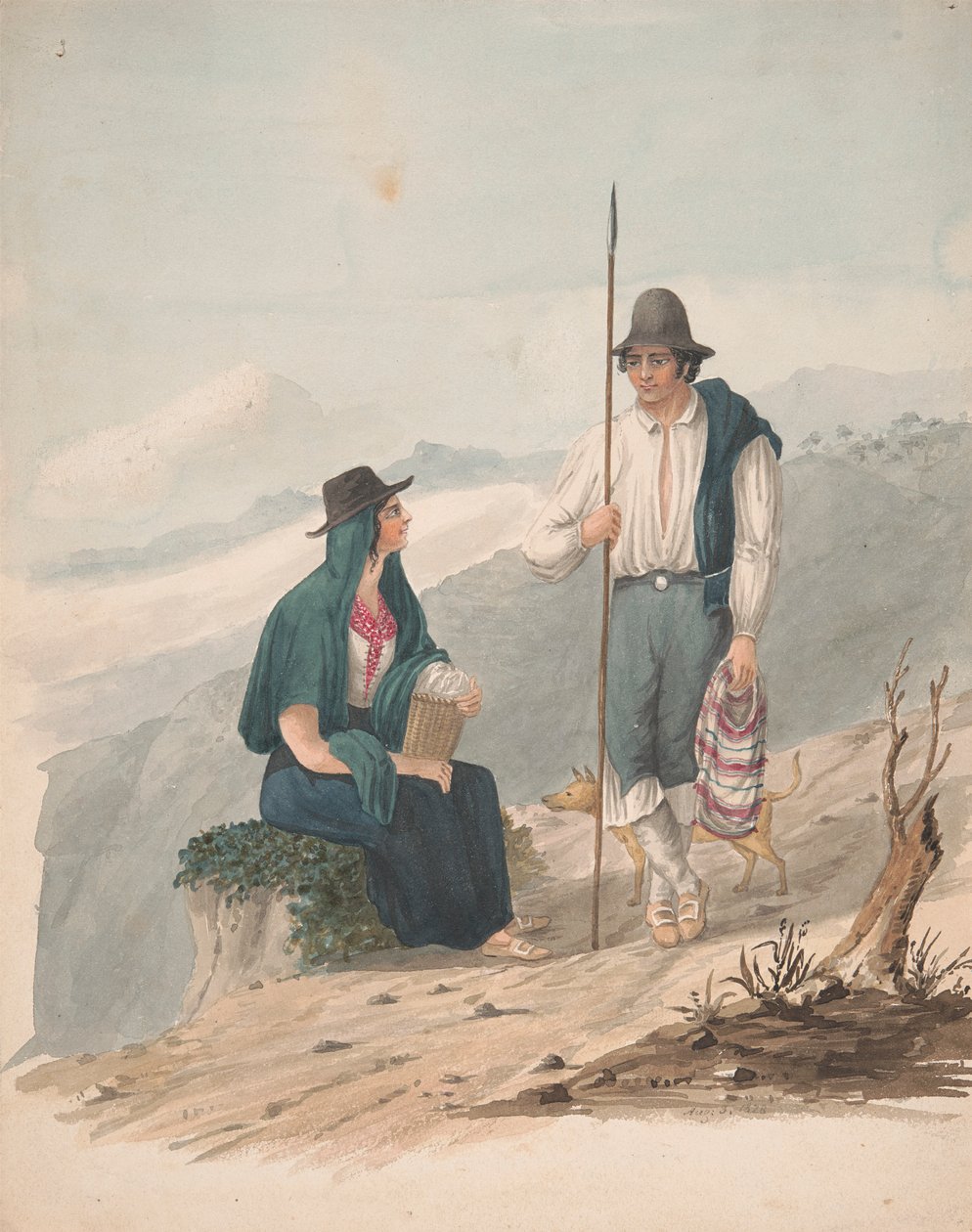 Uomo e donna di Chasna-Tenerife da Alfred Diston