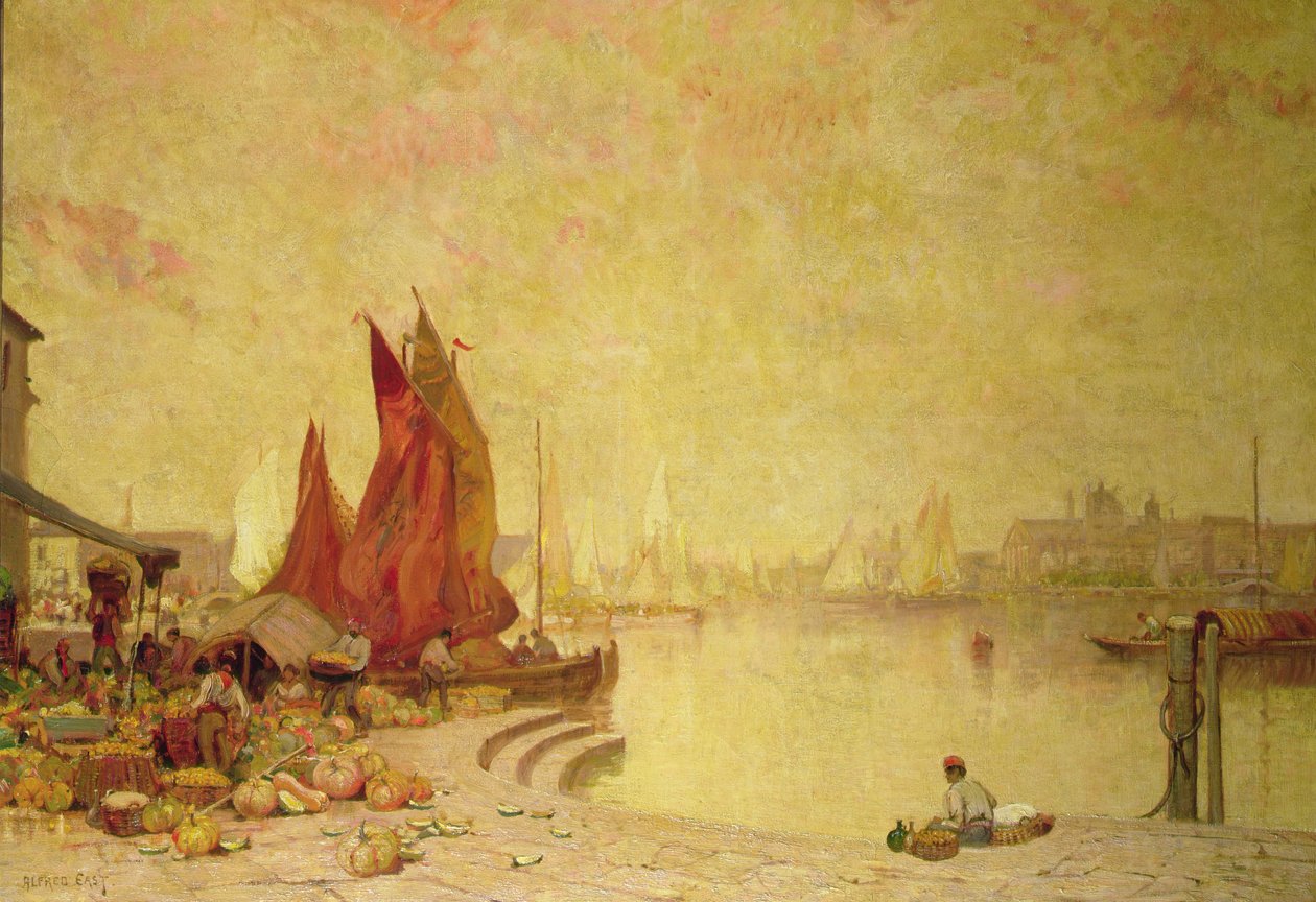 Un molo veneziano da Alfred East