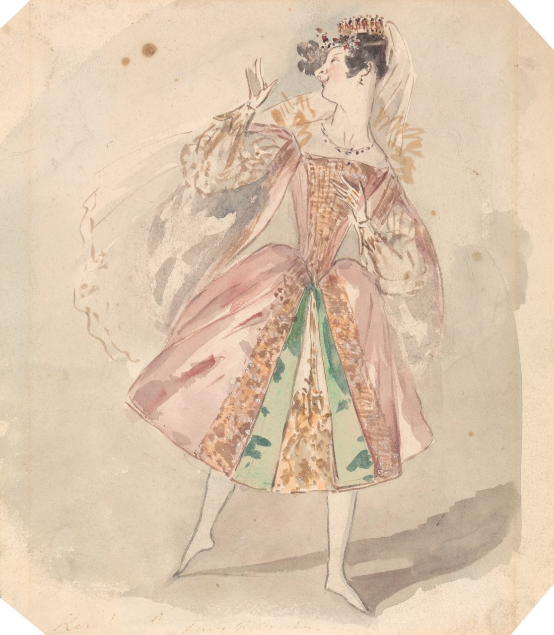 Una Ballerina da Alfred Edward Chalon
