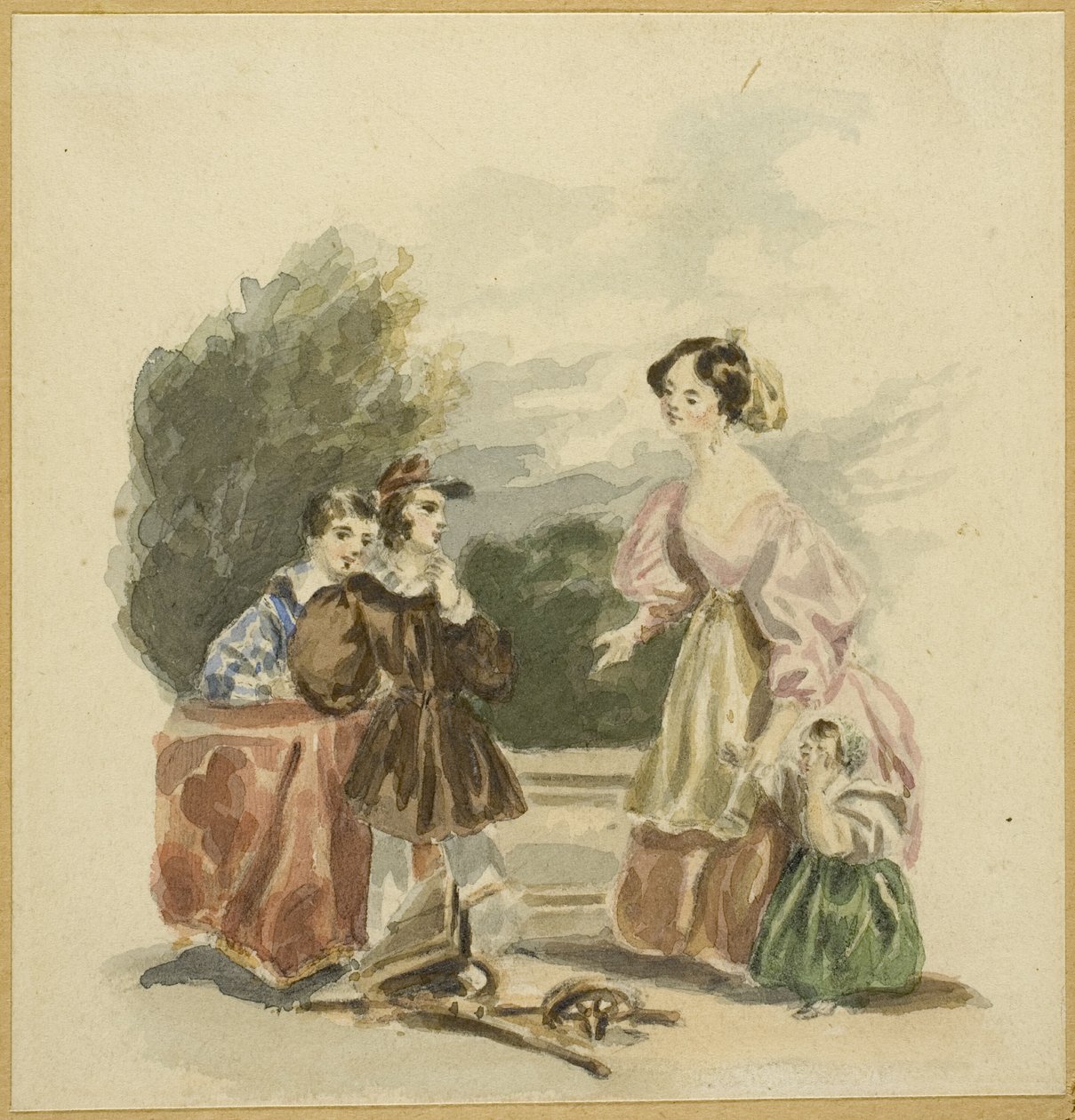 Il giocattolo rotto da Alfred Edward Chalon