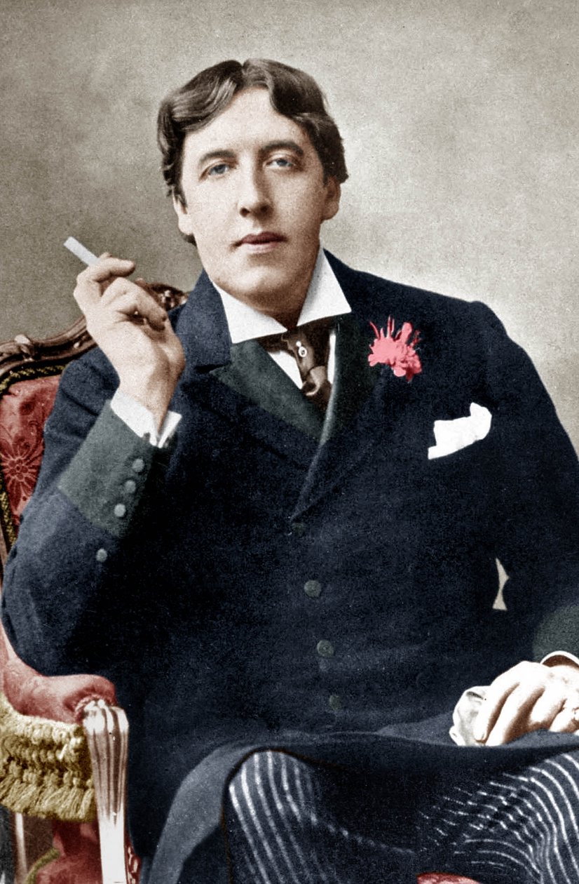 Oscar Wilde, c. 1892 da Alfred Ellis and Walery
