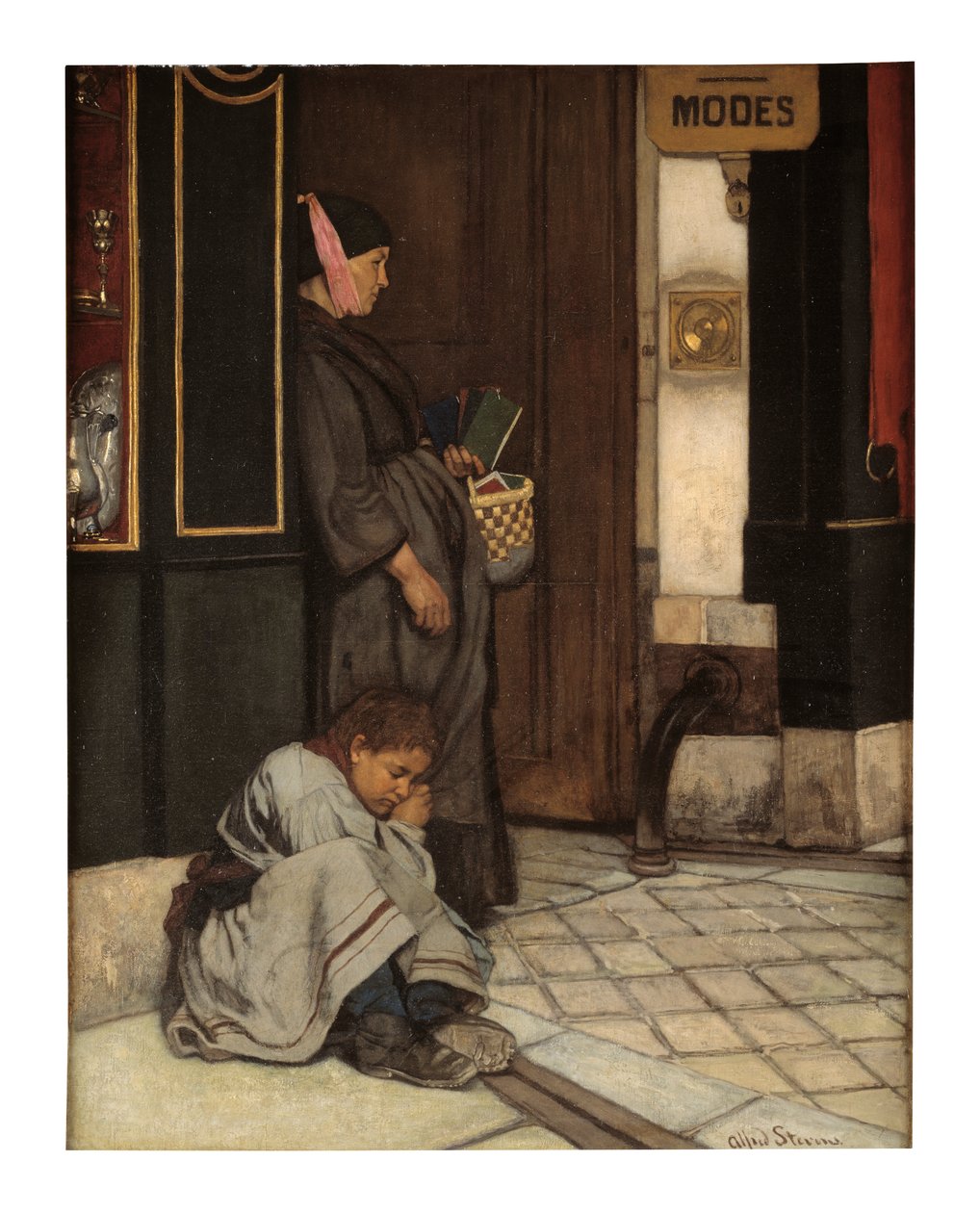 Elemosina Tollerata da Alfred Emile Stevens