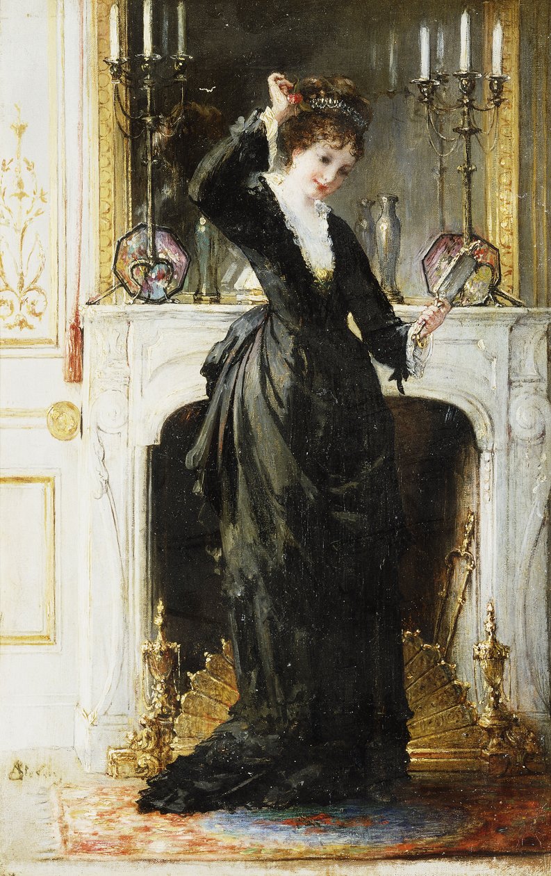 Nel Boudoir da Alfred Emile Stevens
